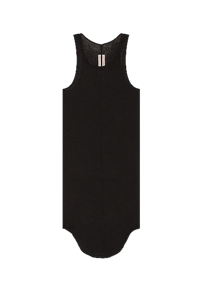 Rick Owens Classic Tank In Black