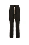 Rick Owens Wide Bela Cotton Pants In Black