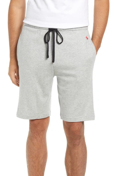 Polo Ralph Lauren Supreme Comfort Cotton Blend Classic Fit Pajama Shorts In Grey Black