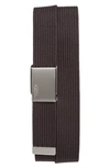 Fjall Raven Webbed Belt In Dark Grey