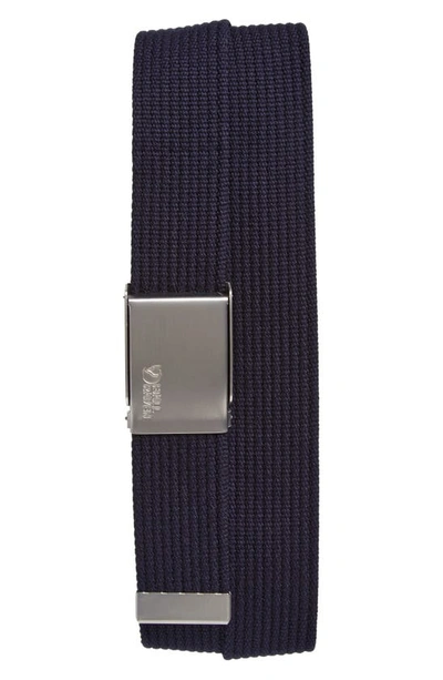 Fjall Raven Webbed Belt In Dark Navy