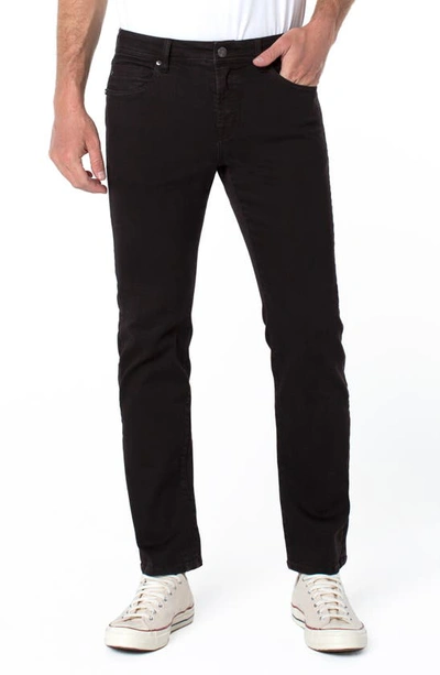 Liverpool Los Angeles Regent Relaxed Straight Leg Twill Trousers In Espresso