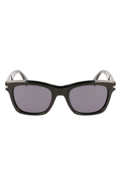 Lanvin Jl 52mm Rectangular Sunglasses In Black