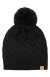 Frye Cable Knit Beanie In Black