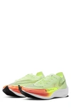 Nike Zoomx Vaporfly Next% 2 "barely Volt/black/hyper Orange" Sneakers In Yellow