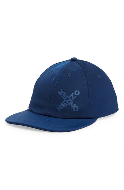 Kenzo Sport Little X Baseball Cap In Blue