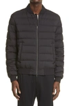 Herno L'aviatore Down Bomber Jacket In Black