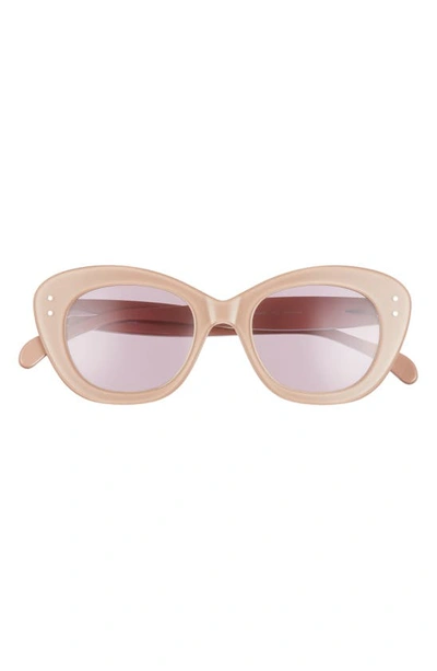 Alaïa 49mm Cat Eye Sunglasses In Nude