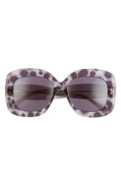 Alaïa 54mm Oversize Square Sunglasses In Grey