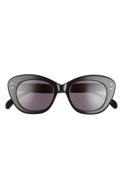 Alaïa 49mm Cat Eye Sunglasses In Black