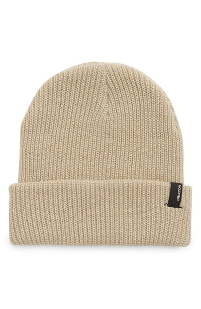 Brixton Heist Beanie In Beige