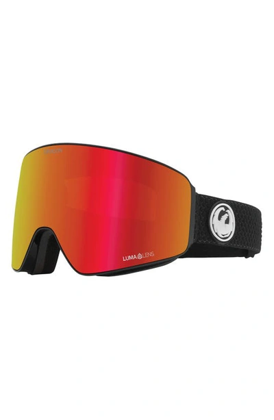 Dragon Pxv 65mm Snow Goggles In Split Llredion Llltrose