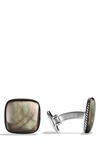 DAVID YURMAN STREAMLINE® CUFF LINKS WITH BLACK MOTHER-OF-PEARL,C0F381 SSBMB