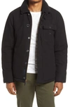 Roark Axeman Fleece Collar Jacket In Black 2