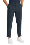 Ted Baker Genbee Camburn Cotton Blend Relaxed Chino Pants In Navy