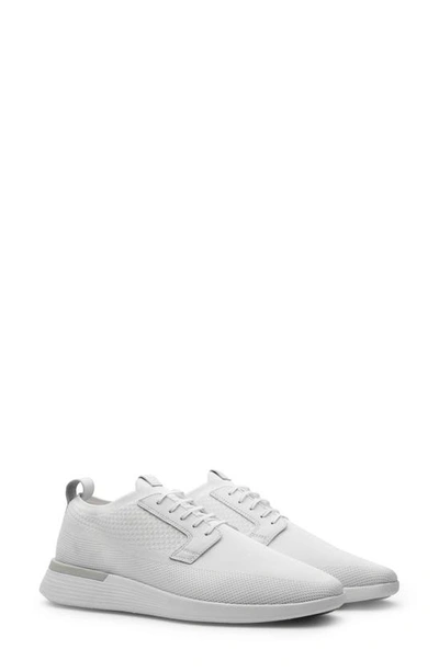 Wolf & Shepherd Swiftknit Plain Toe Derby In White / White