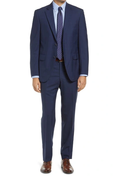 Peter Millar Classic Fit Wool Suit In Blue