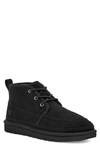 Ugg Suede Lace-up Boots In Black
