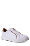 Gordon Rush Men's Devon Premium Lace Up Sneakers In White/tan