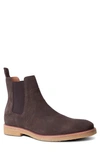 Gordon Rush Vaughn Chelsea Boot In Chocolate Suede