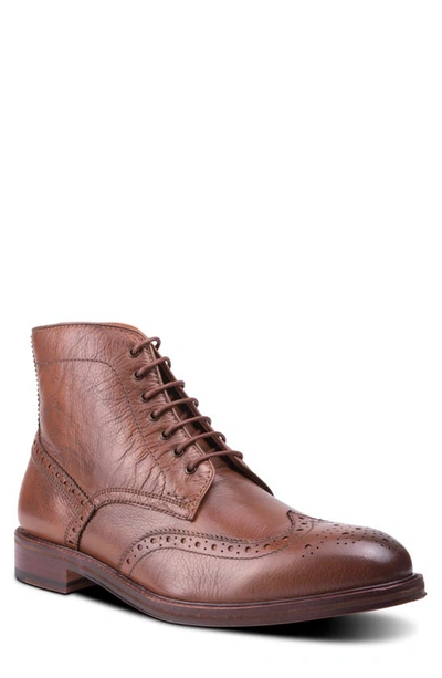 Gordon Rush Men's Sutherland Lace Up Wingtip Boots In Cognac