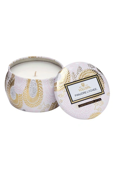 Voluspa Panjore Lychee Mini Tin Candle
