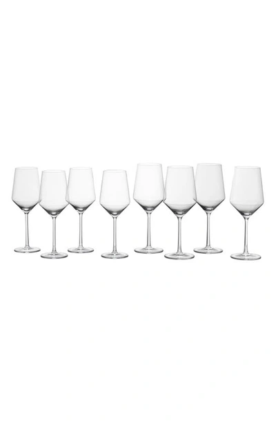 SCHOTT ZWIESEL PURE SET OF 8 RED & WHITE WINE GLASSES,0026.120404