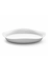 GEORG JENSEN COBRA PORCELAIN OVAL DEEP DISH SERVING BOWL,3407034