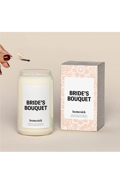 Homesick Memory Collection Bride's Bouquet Candle In White