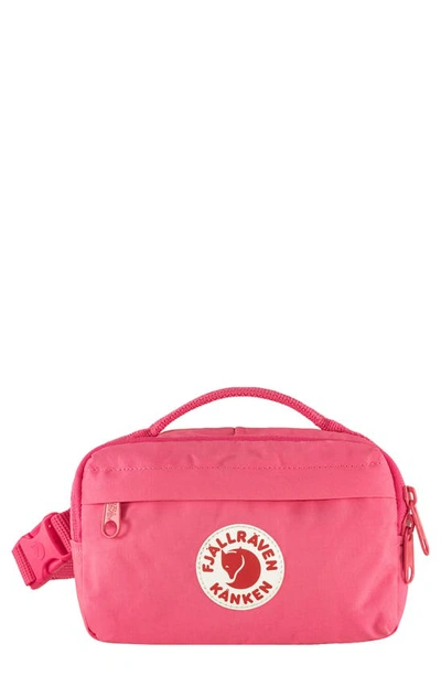 Fjall Raven Kanken Water Resistant Belt Bag In Flamingo Pink