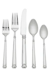 Kate Spade New York Abington Square 5-piece Place Setting In Stainless Steel