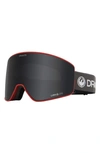 Dragon Pxv2 62mm Snow Goggles With Bonus Lens In Blockred Lldarksmoke