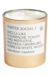 Anecdote Candles Winter Social Candle In Gold