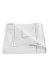 Matouk Ansonia Cotton Percale Duvet Cover In Blue