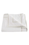 Matouk Ansonia Percale Duvet Cover, Full/queen In White