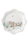 JULISKA BERRY & THREAD NORTH POLE DESSERT/SALAD PLATE,JN0288