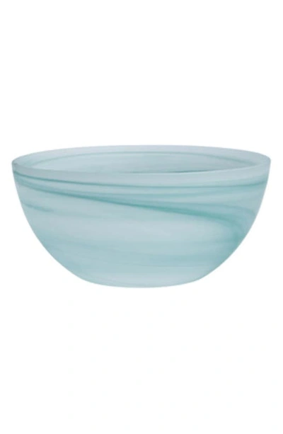 Fortessa La Jolla Set Of 4 Glass Cereal Bowls In Sage Green