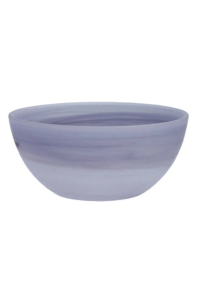 Fortessa La Jolla Set Of 4 Glass Cereal Bowls In Amethyst