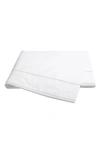 Matouk Ansonia 500 Thread Count Flat Sheet In White/ Ivory