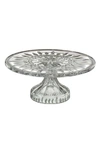 Waterford 'lismore' Lead Crystal Cake Stand In Clear