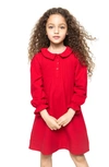 Petite Plume Victoria Flannel Pintucked Nightgown In Red