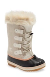 Sorel Kids' 'joan Of Arctic' Boot In Fawn/ Black