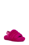 Ugg Kids' (r) Fluff Yeah Slide In Dragon Fruit