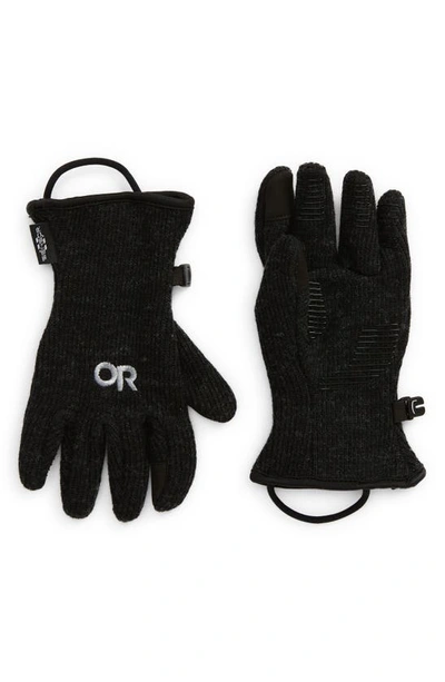 Outdoor Research Kids' Flurry Sensor Gloves In Black