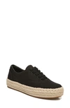 Vince Ursa Canvas Espadrille Sneakers In Black