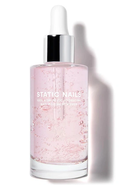 Static Nails Nontoxic Odorless Nail Polish Remover In Pink