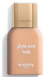 Sisley Paris Phyto-teint Nude Oil-free Foundation In 2w1 Light Beige (light To Medium With Warm Undertone)