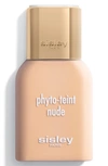 Sisley Paris Phyto-teint Nude Oil-free Foundation In 00w Shell (light With Warm Undertone)