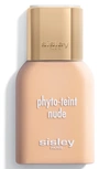 Sisley Paris Phyto-teint Nude Oil-free Foundation In 00w Shell