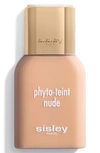 Sisley Paris Phyto-teint Nude Oil-free Foundation In 1w Cream (light With Warm Undertone)